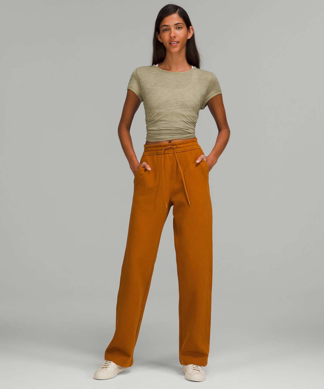 Lululemon Loungeful Straight Leg Pant - Butternut Brown - lulu