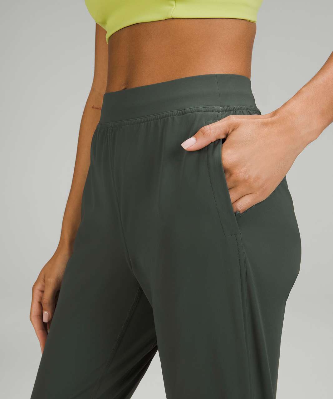 Lululemon Adapted State High-Rise Cropped Jogger 23 - Smoked