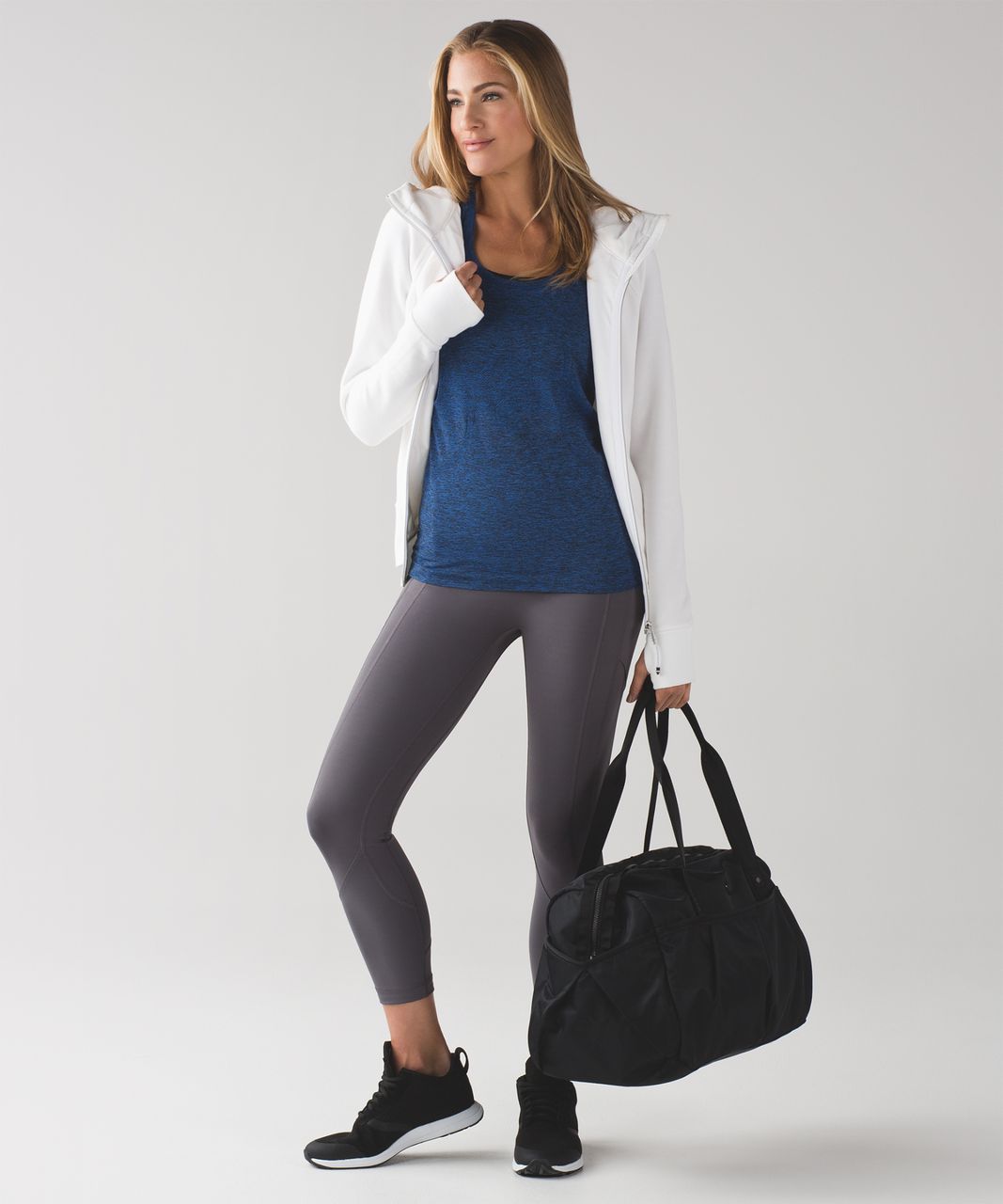 Lululemon All The Right Places Crop II (23") - Dark Carbon