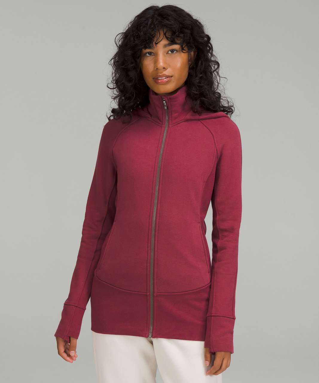 Lululemon Hooded Radiant Jacket - Mulled Wine