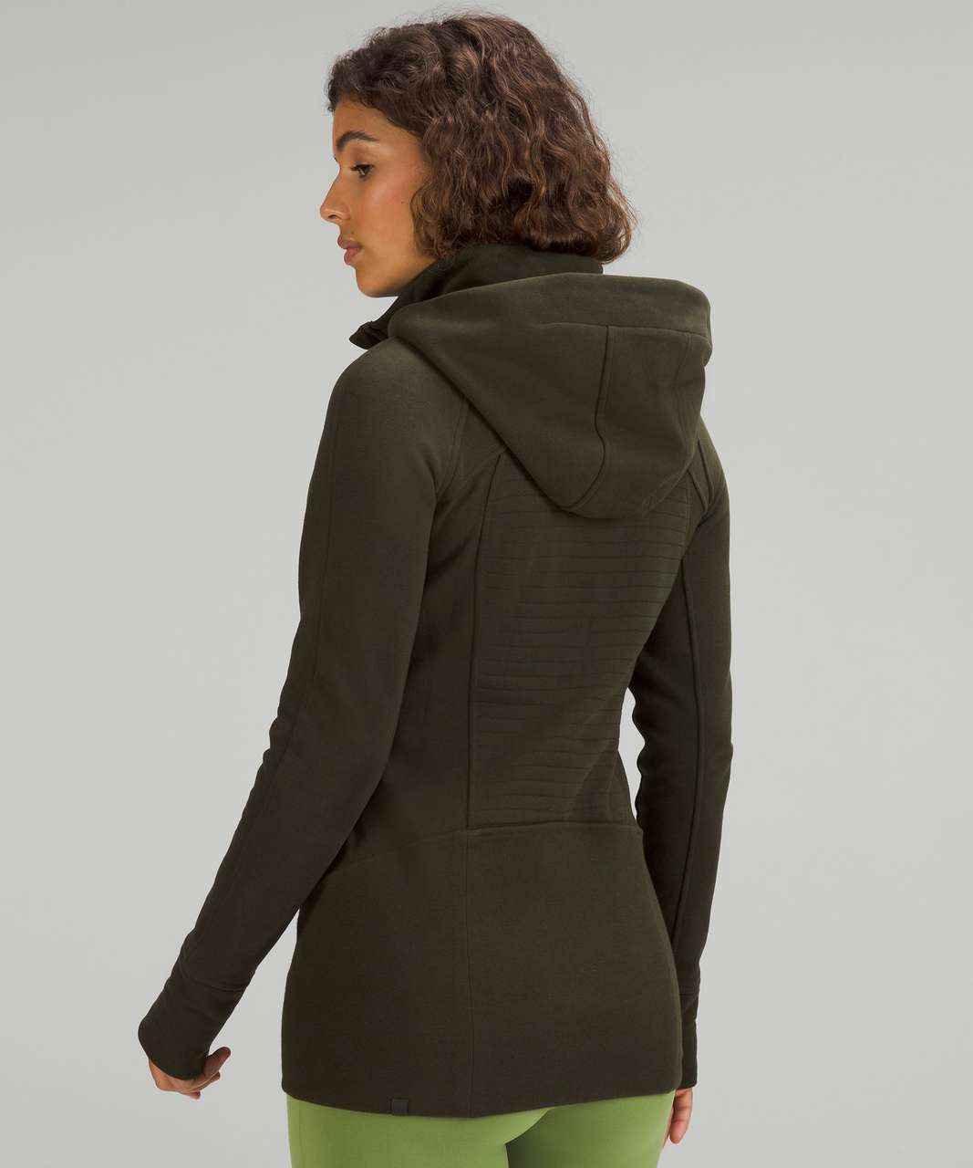 Lululemon Hooded Radiant Jacket - Dark Olive