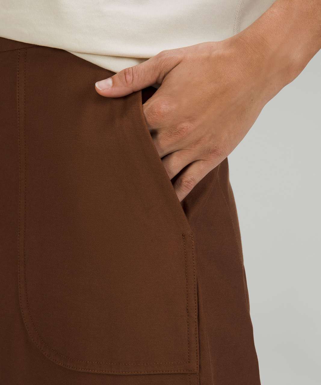 Lululemon Light Utilitech Cargo Pocket High-Rise Crop - Roasted Brown