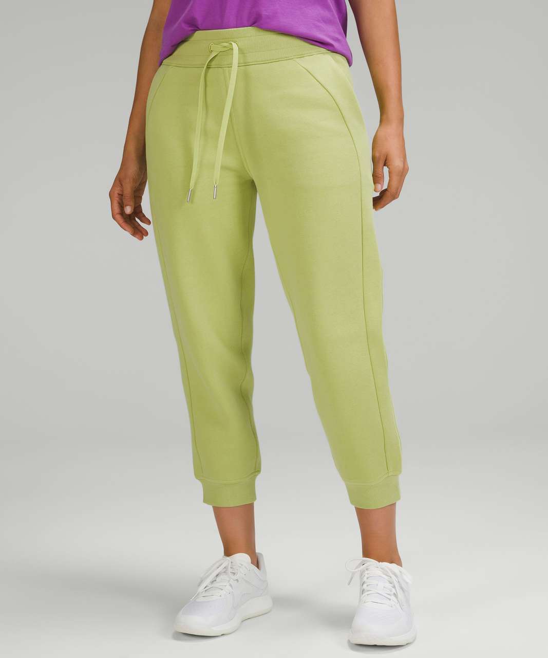 NWT Women's Lululemon Scuba HR Relaxed Jogger Sweatpants GRNJ Green Size 14