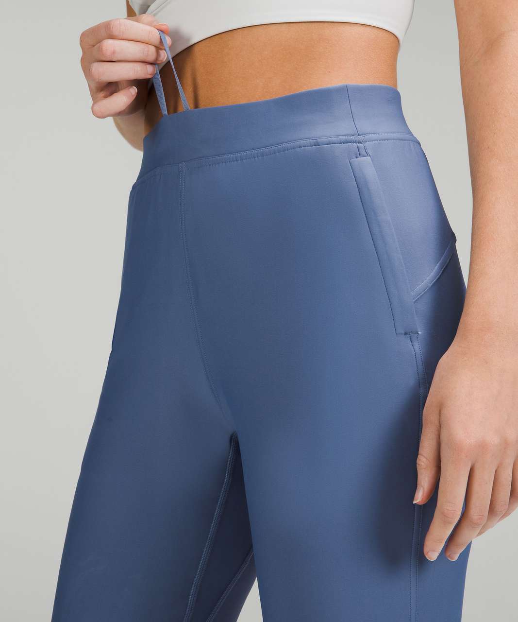 Lululemon Adapted State High Rise Jogger Women 14 Blue NWT Full