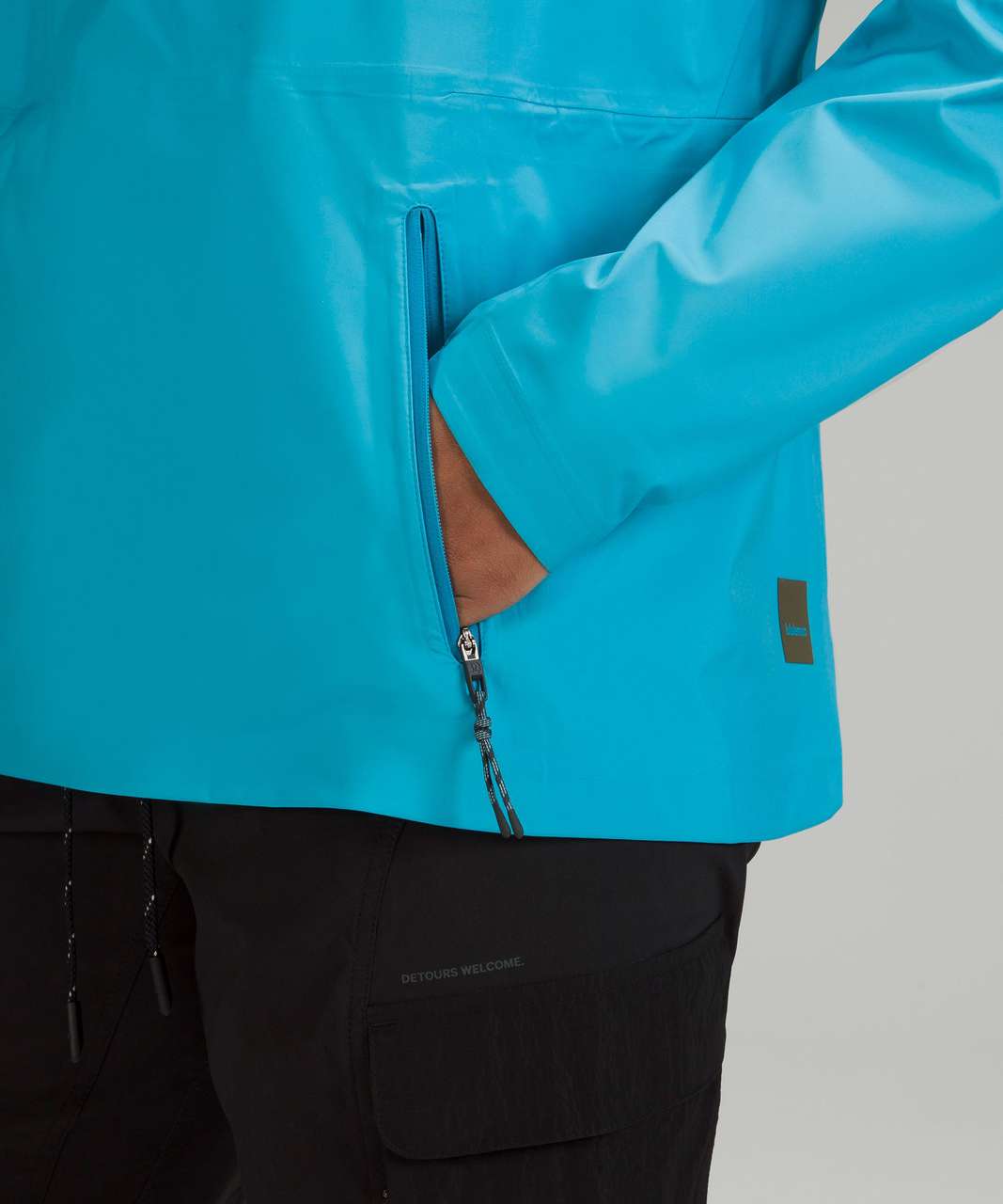 Lululemon Waterproof Hiking Half-Zip Pullover - Turquoise Tide - lulu  fanatics