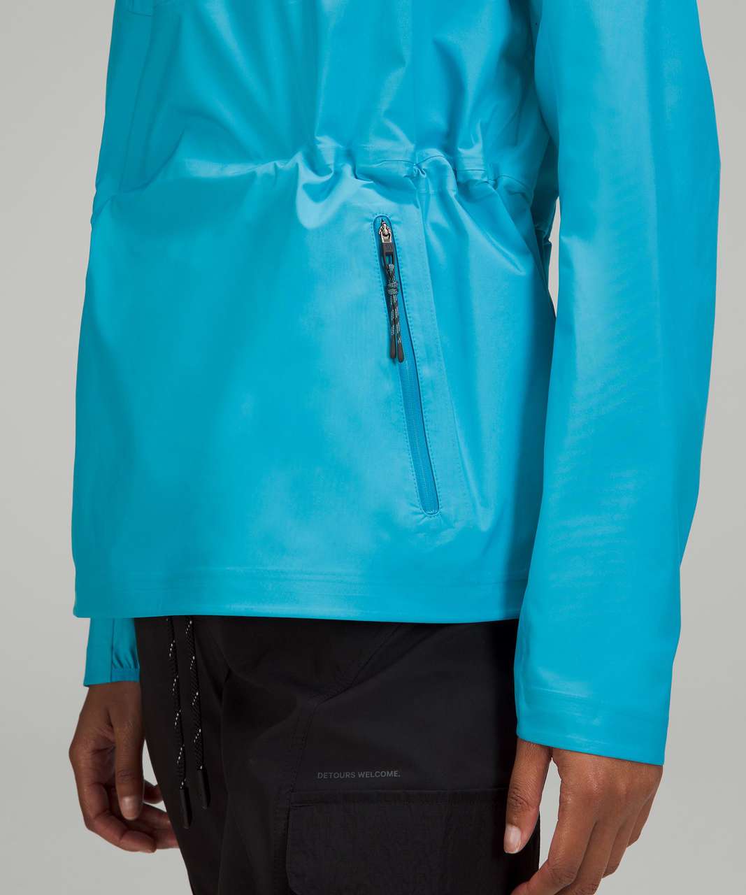 Lululemon Waterproof Hiking Half-Zip Pullover - Turquoise Tide