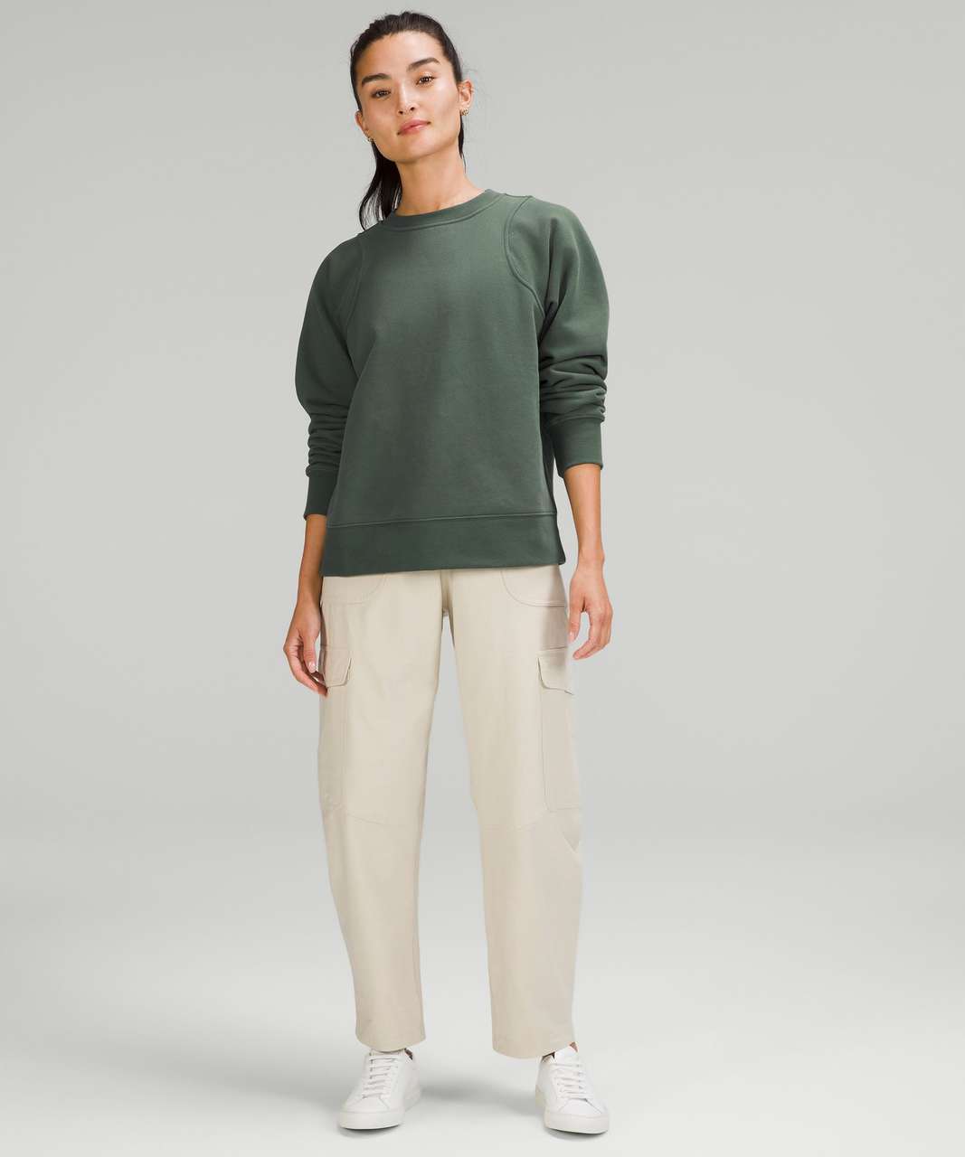 Lululemon Loungeful Crewneck Pullover - Smoked Spruce