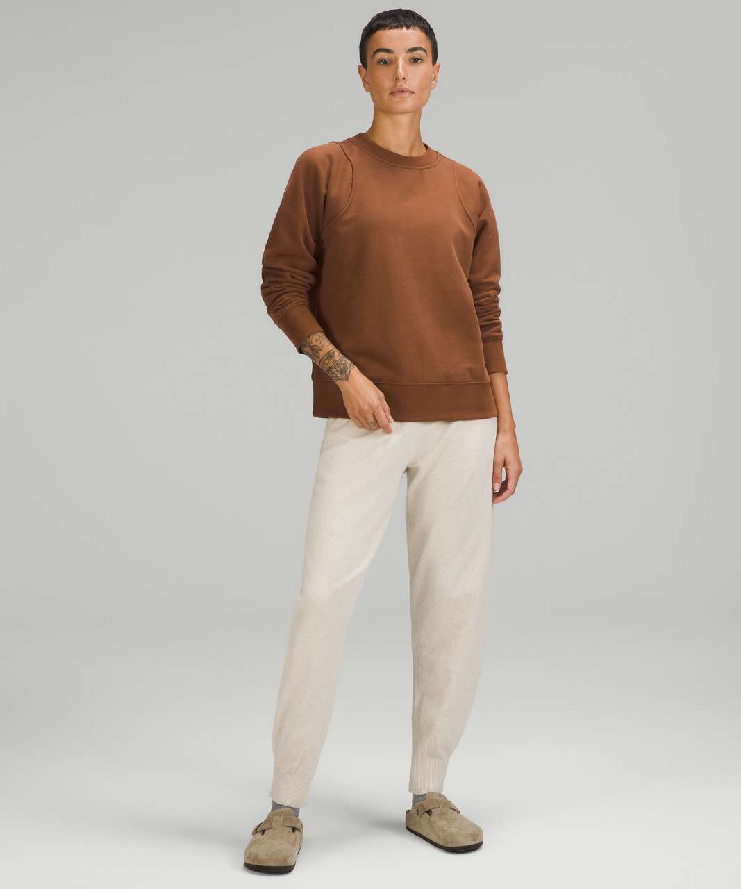 Lululemon Loungeful Crewneck Pullover - Brier Rose - lulu fanatics