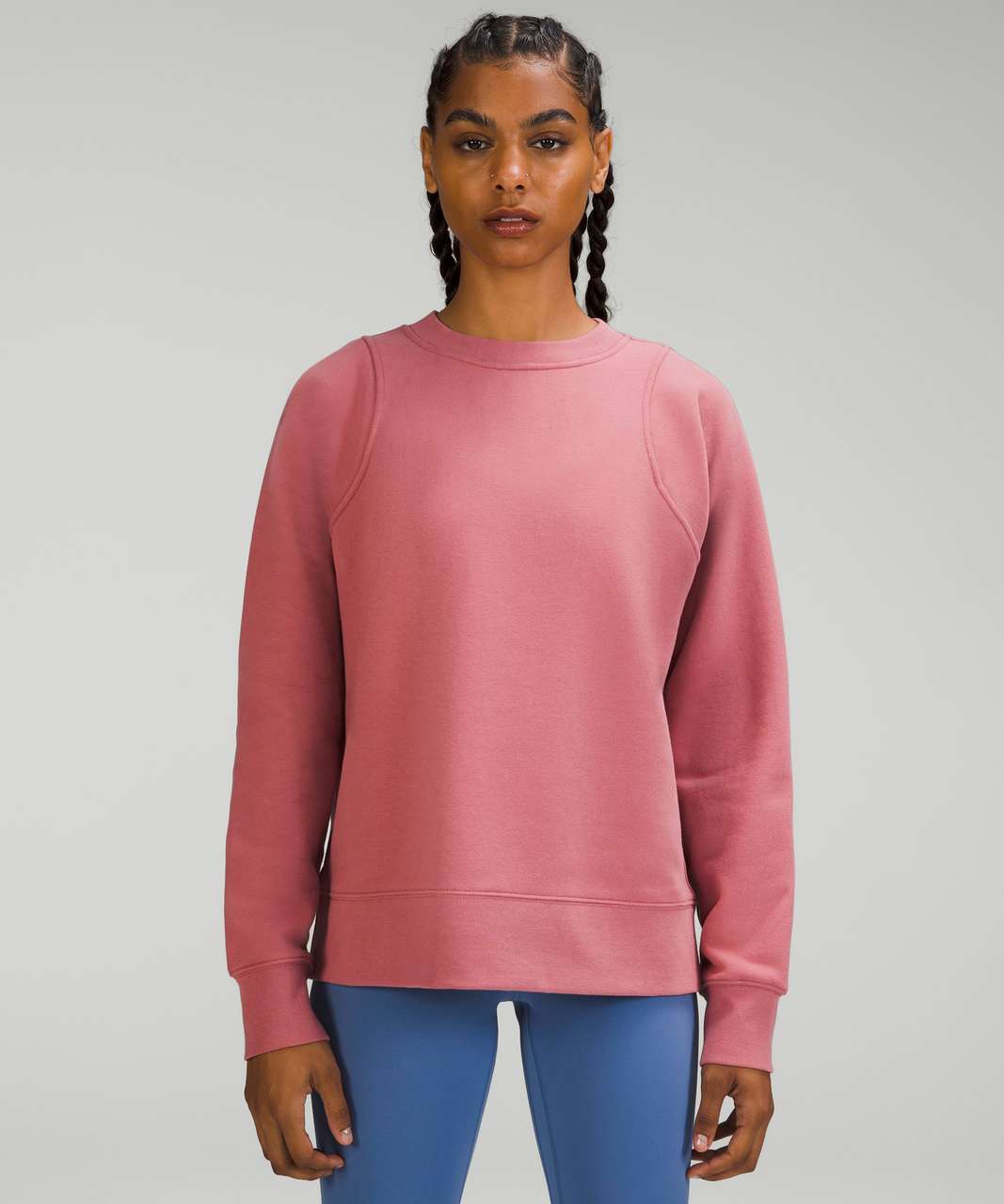 Lululemon Loungeful Crewneck Pullover - Brier Rose - lulu fanatics