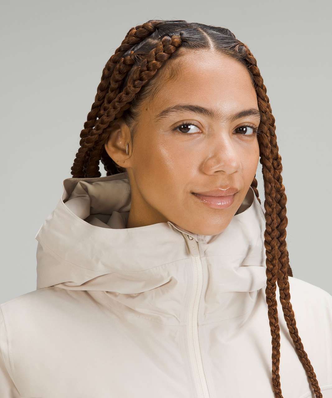 Lululemon Sleet Street Long Jacket - Natural Ivory