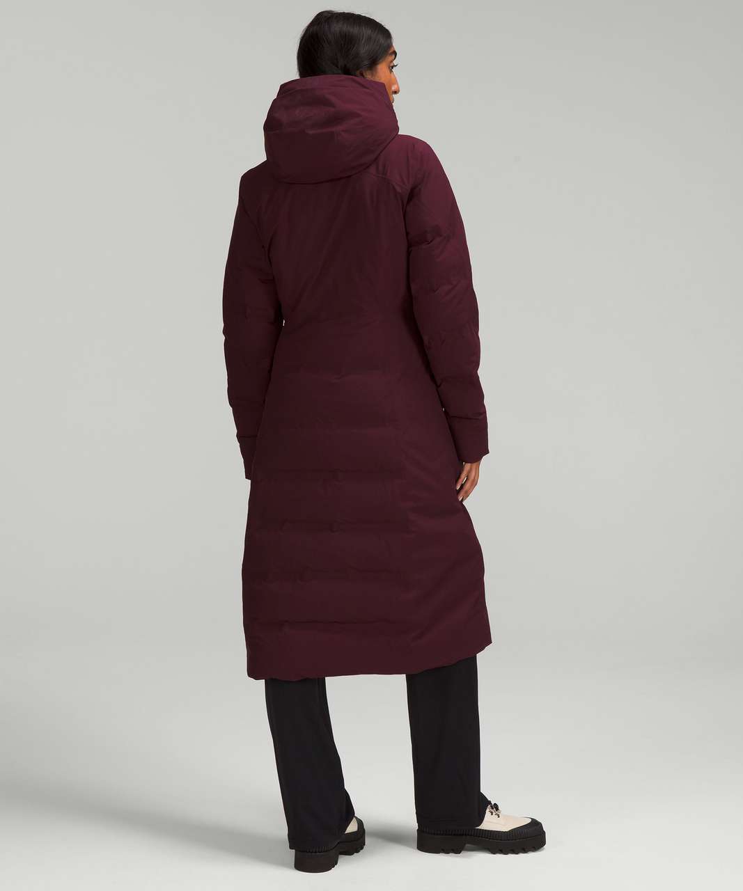 Lululemon Sleet Street Long Jacket - Cassis