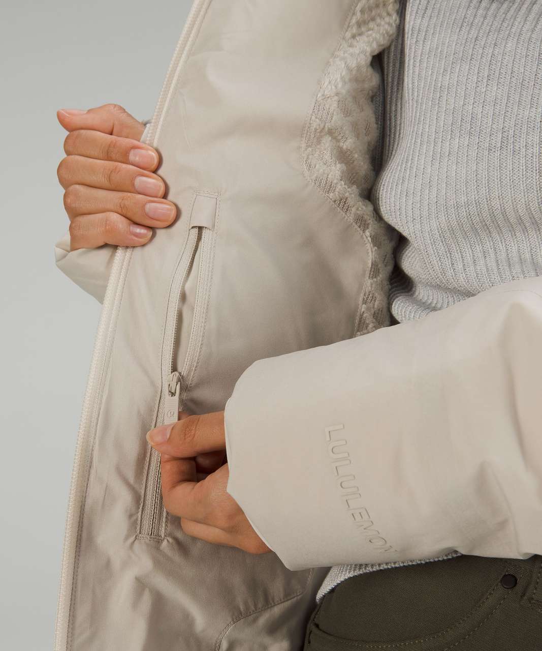 Lululemon Sleet Street Jacket - Natural Ivory