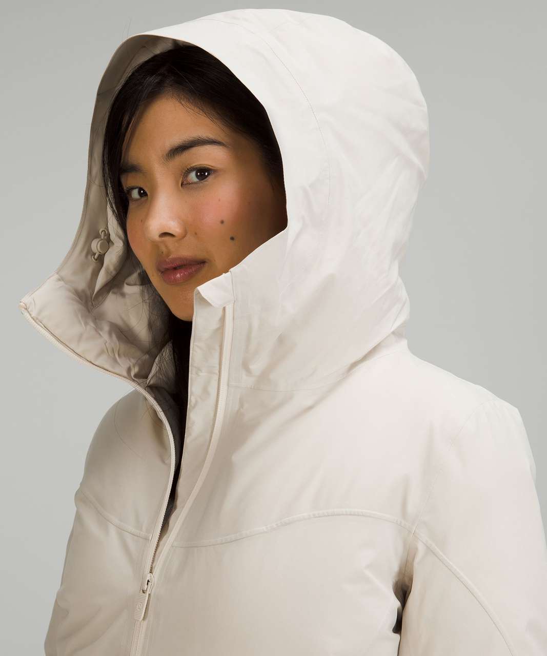 Fight the Frost Ivory Hooded Puffer Jacket