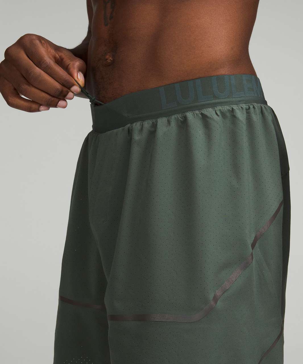 Lululemon Surge Lined Short 6 *Special Edition - Smoked Spruce /  Rainforest Green - lulu fanatics