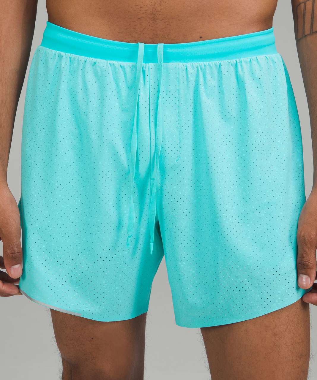 Lululemon Fast and Free Lined Short 6" - Electric Turquoise