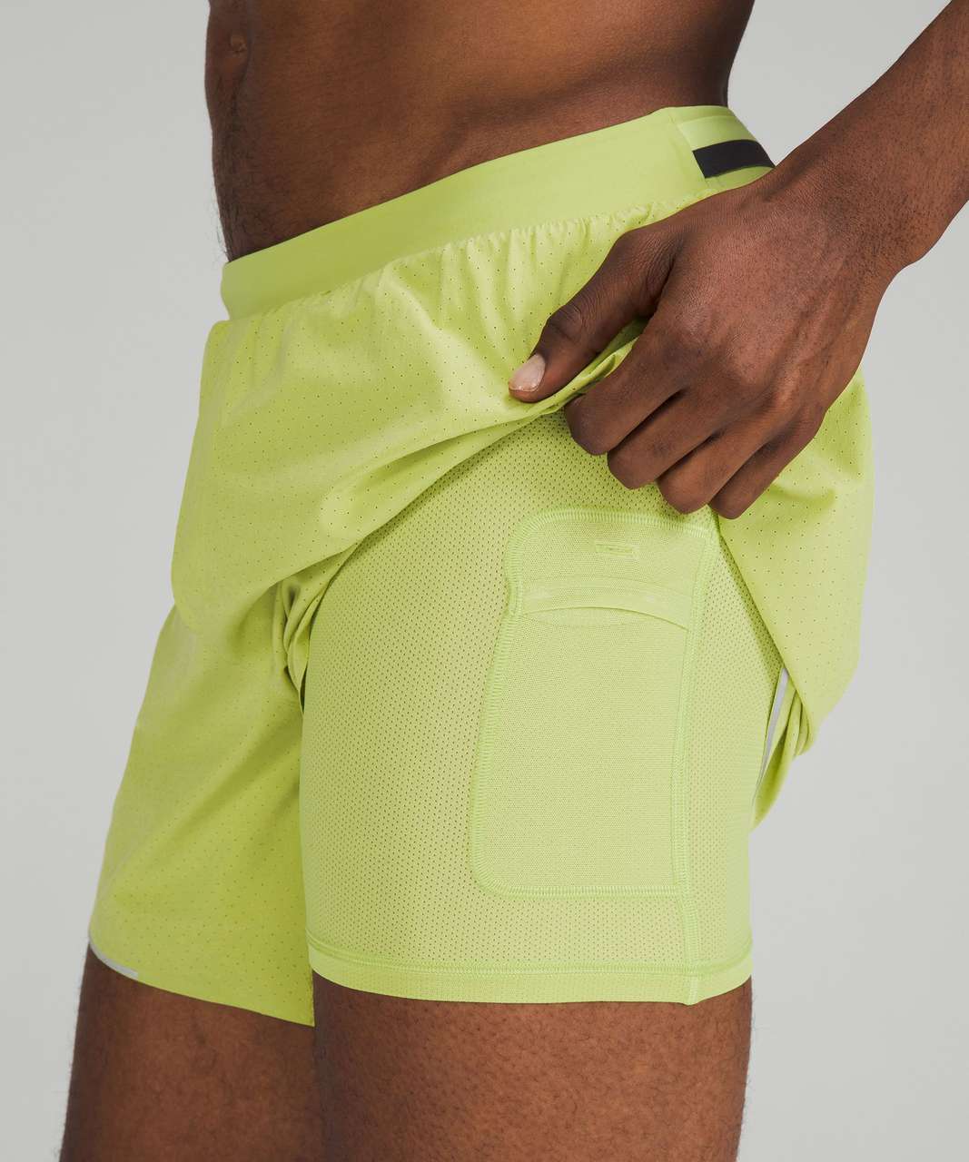 Lululemon Fast and Free Lined Short 6" - Wasabi