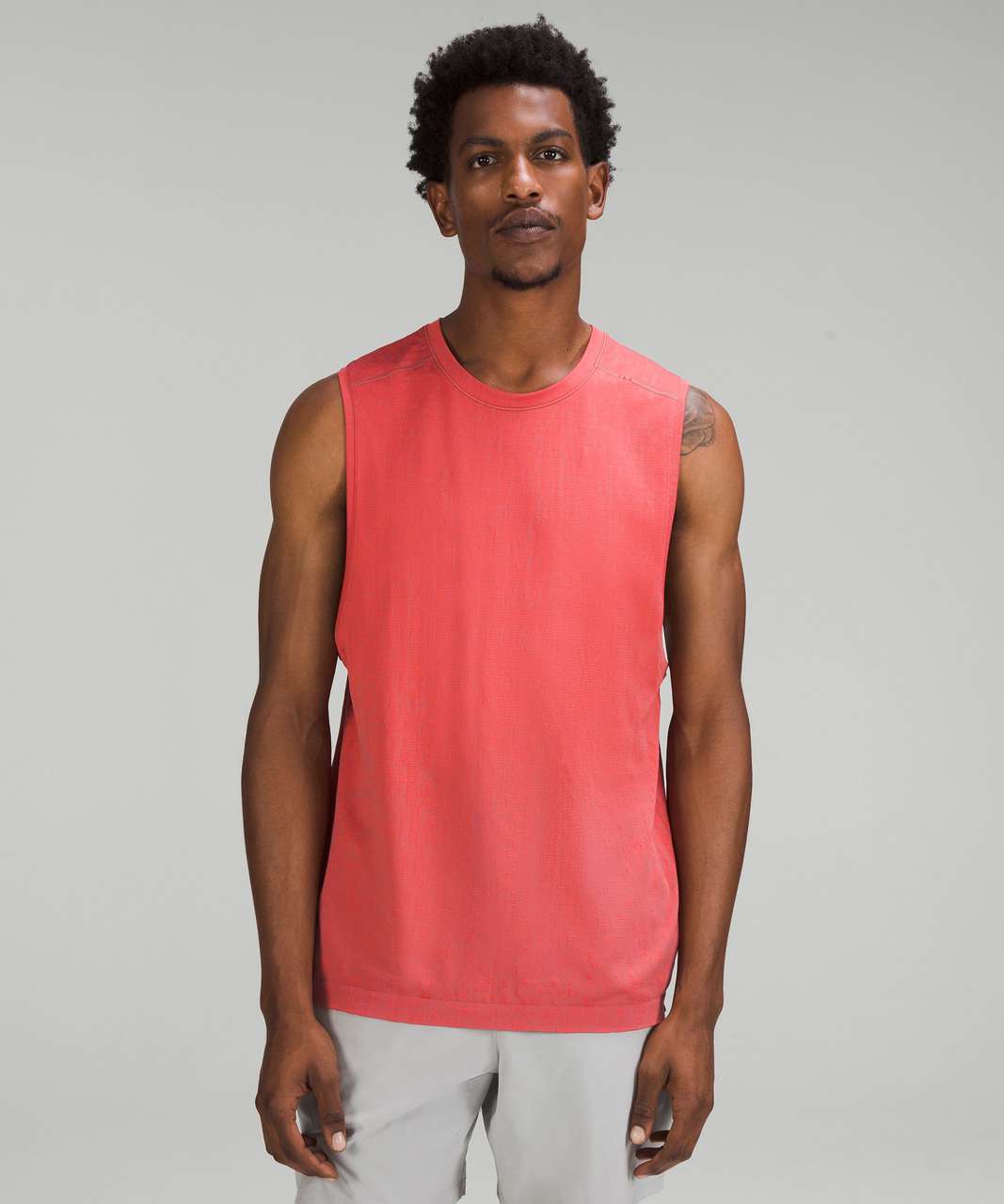 Lululemon Metal Vent Tech Sleeveless Shirt 2.0 - Cube Calibrate Pale Raspberry / Brier Rose