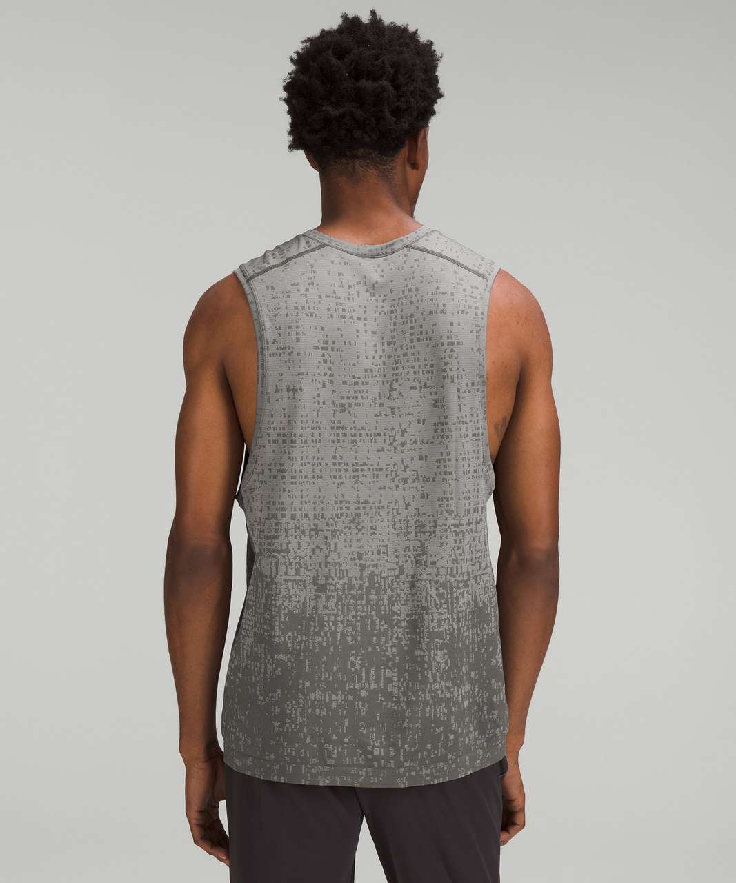 Lululemon Metal Vent Tech Sleeveless Shirt 2.0 - Cube Calibrate Gull Grey / Carob Brown