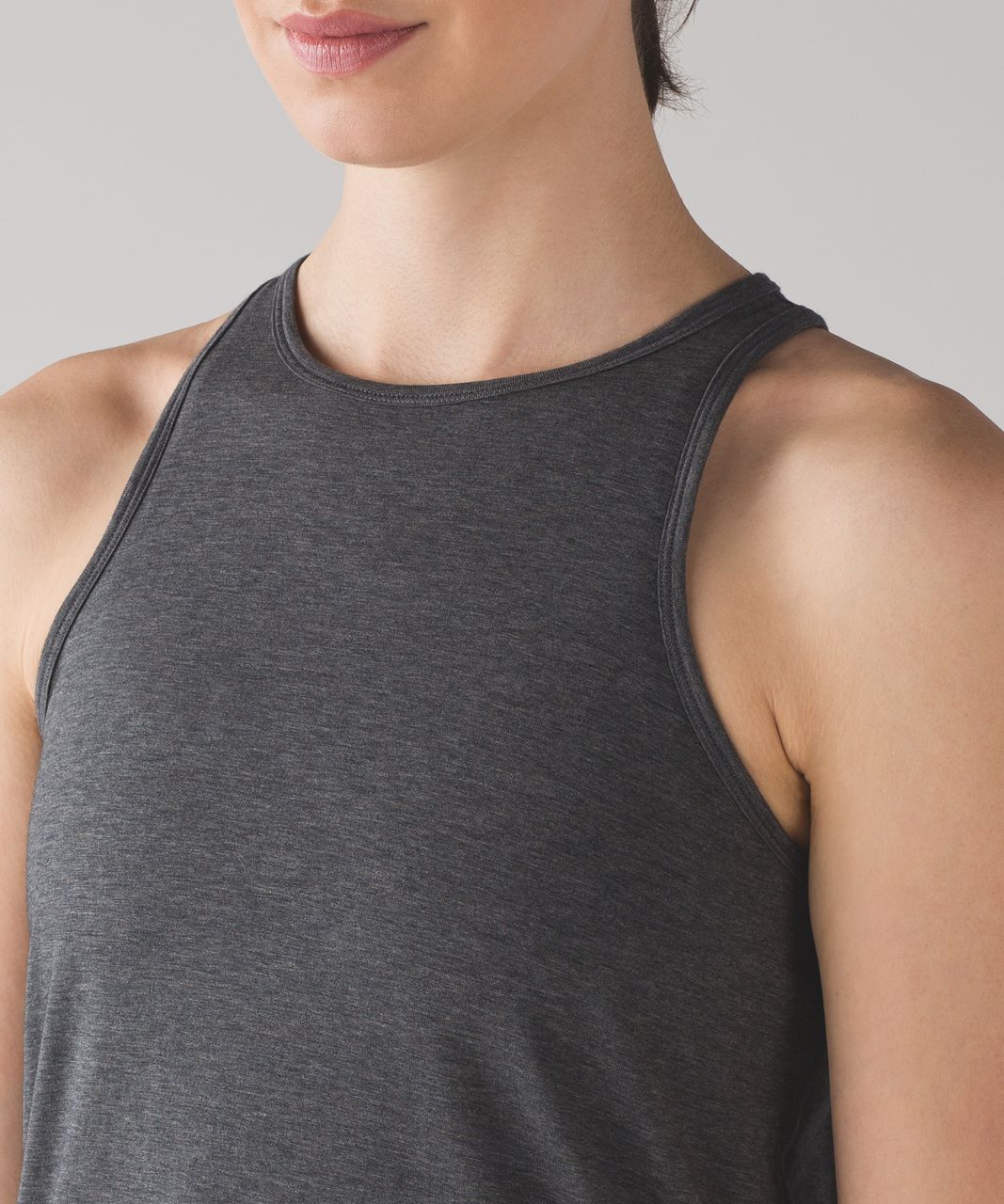 Lululemon Trapeze Twist Tank - Heathered Pitch Grey