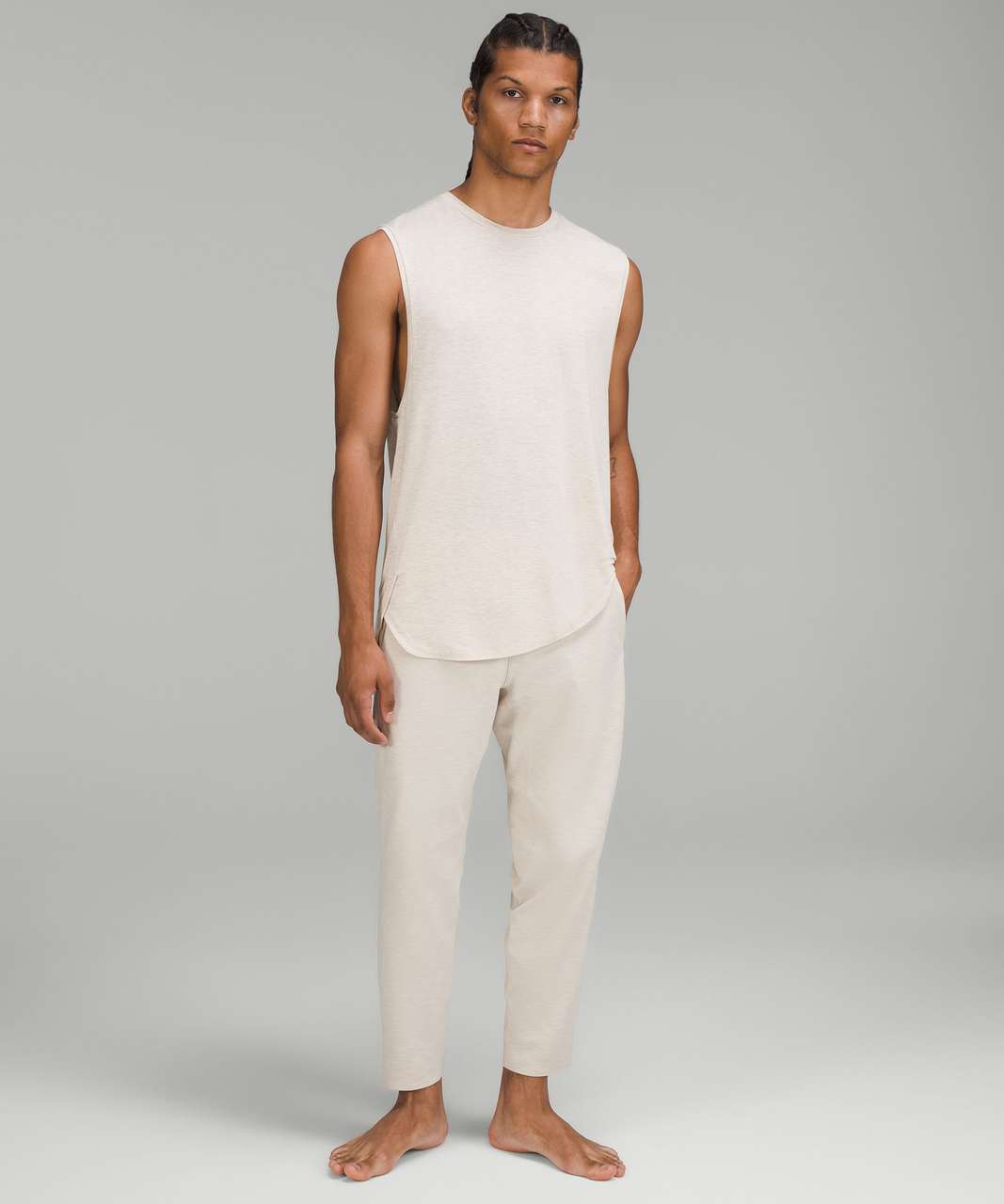 Beige Balancer track pants, Lululemon