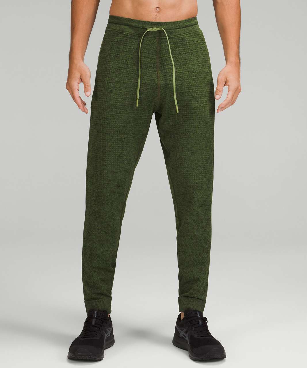 Lululemon Engineered Warmth Jogger - Green Foliage / Carob Brown / Black -  lulu fanatics