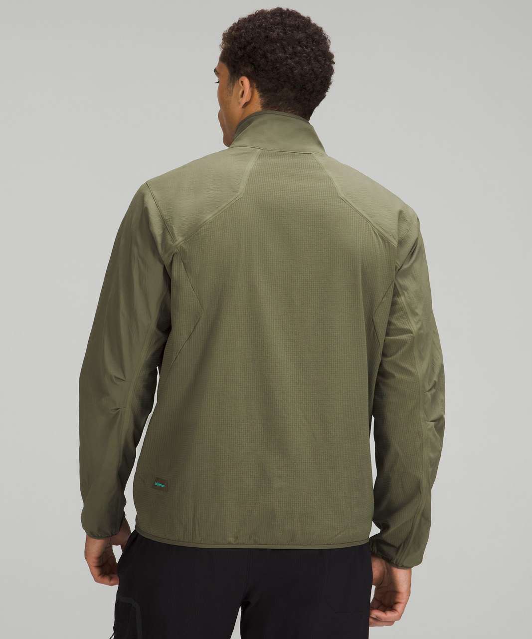 Lululemon Fleece Hiking Zip Up - Medium Olive