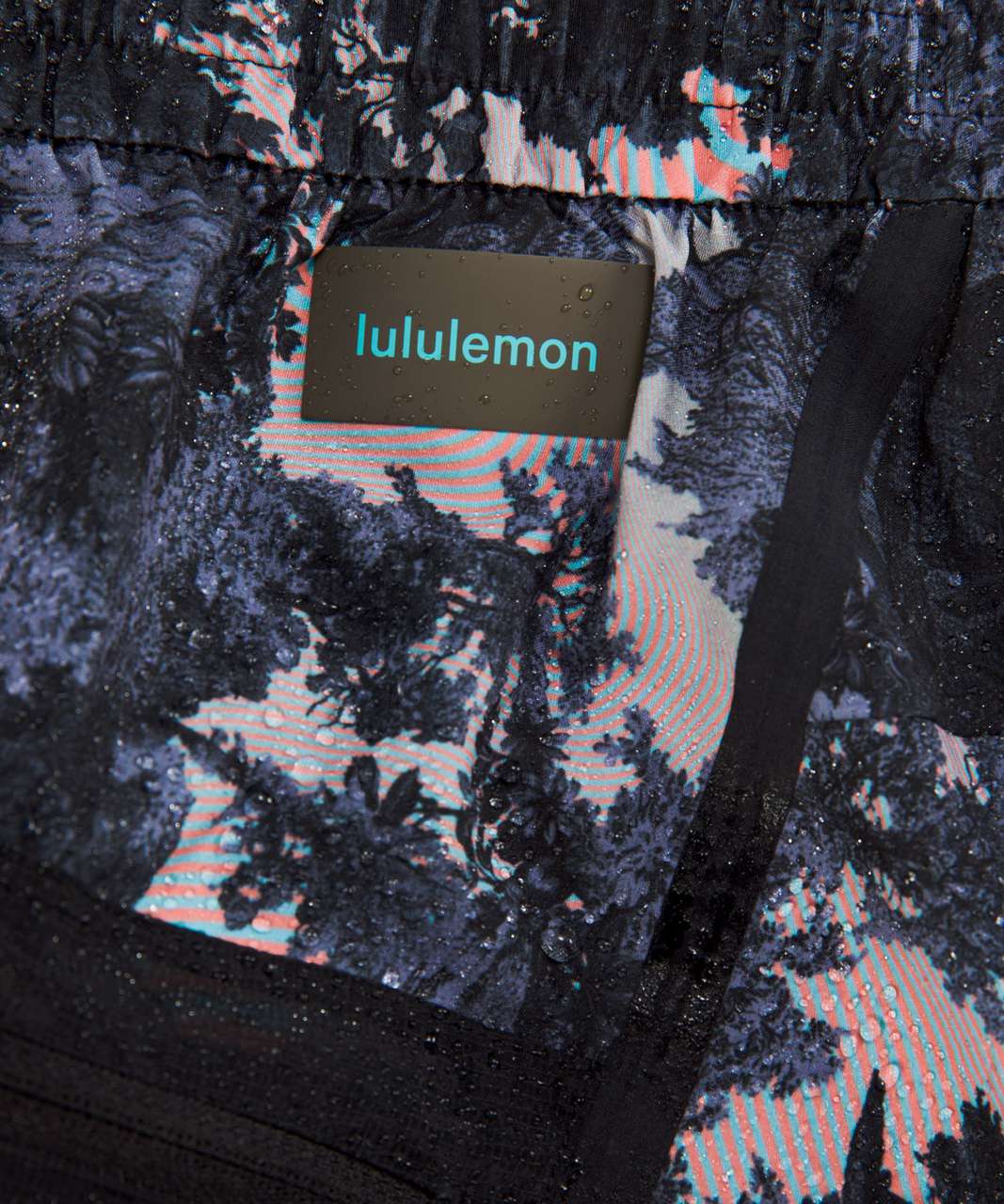 Lululemon Water-Repellent Hiking Short 8" - Psychedelic Toile Peri Purple Multi