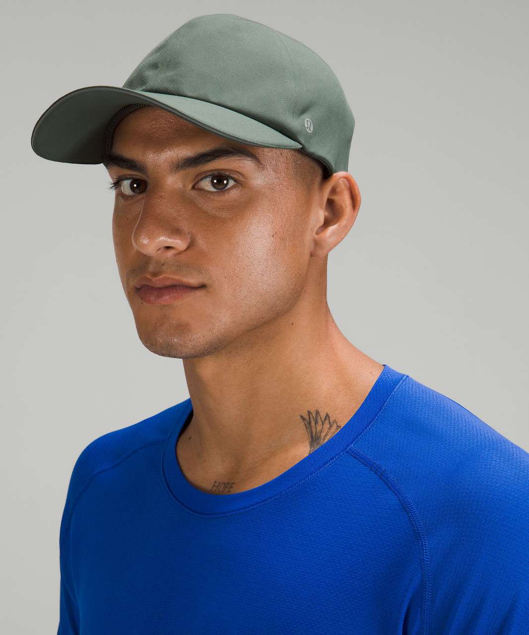 Lululemon Mens Fast and Free Running Hat - Smoked Spruce