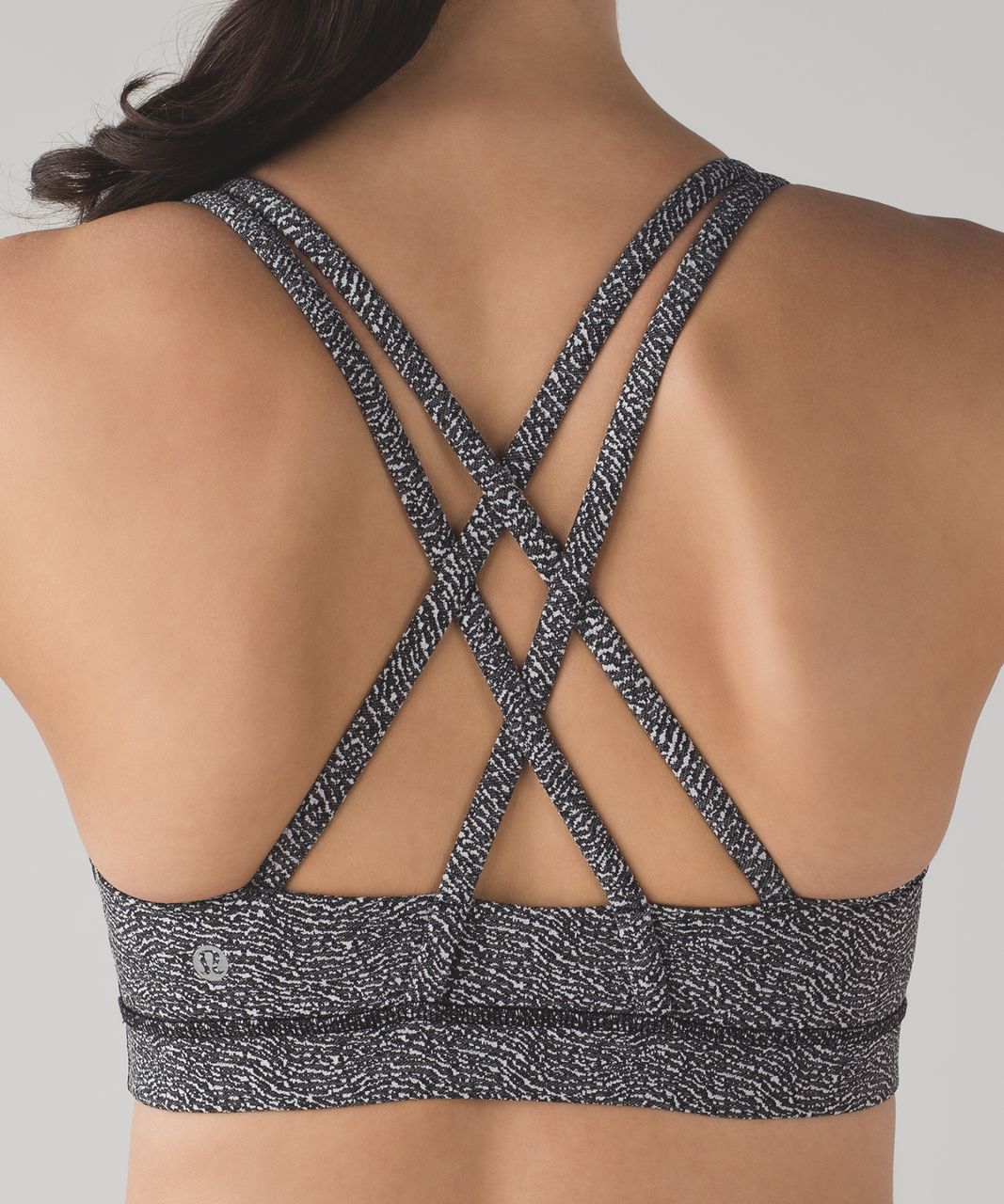 Lululemon Energy Bra - Power Luxtreme Ripple Jacquard Black White - lulu  fanatics