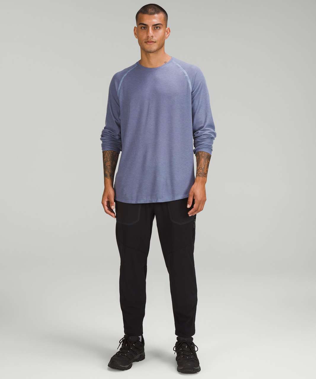 Lululemon Ventilated Hiking Long Sleeve Shirt - Peri Purple