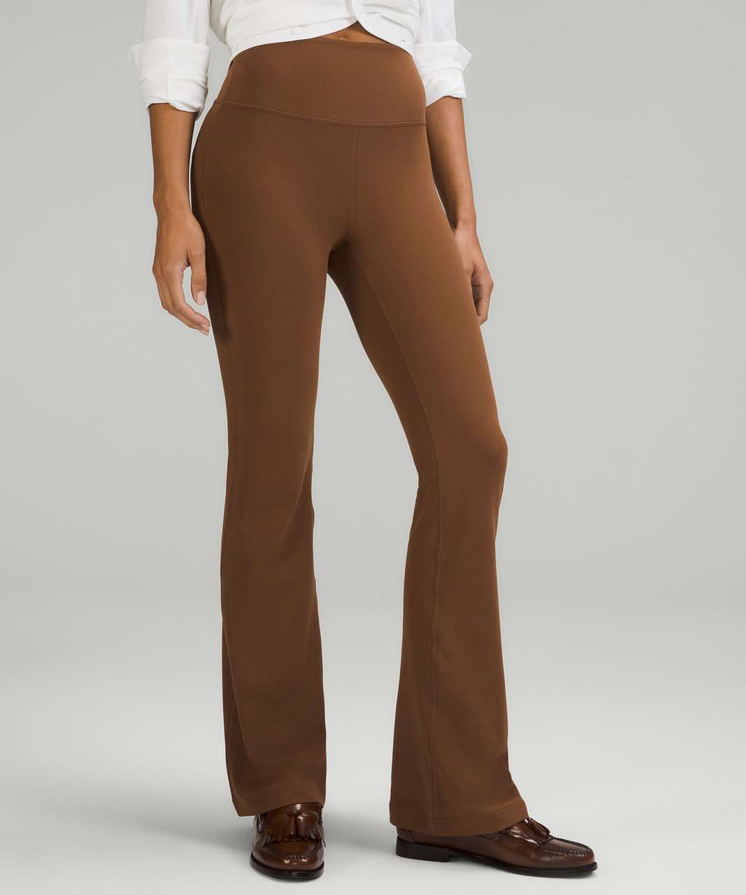 Lululemon Groove Super-High-Rise Flared Pant *Nulu - Roasted Brown