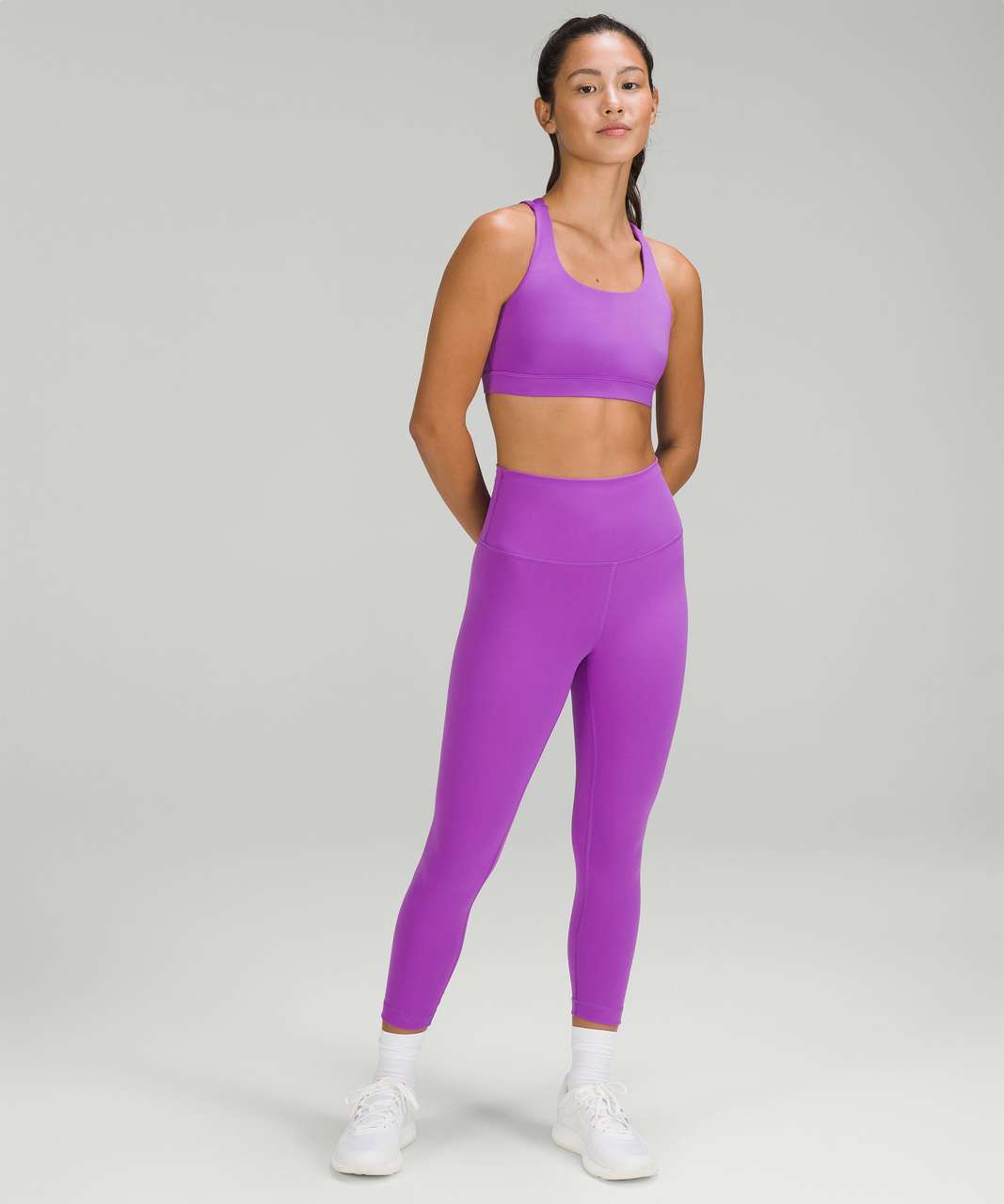 lululemon athletica, Intimates & Sleepwear, Nwt Lululemon Moonlight  Magenta Flow Y Nuuk Bra Size 4