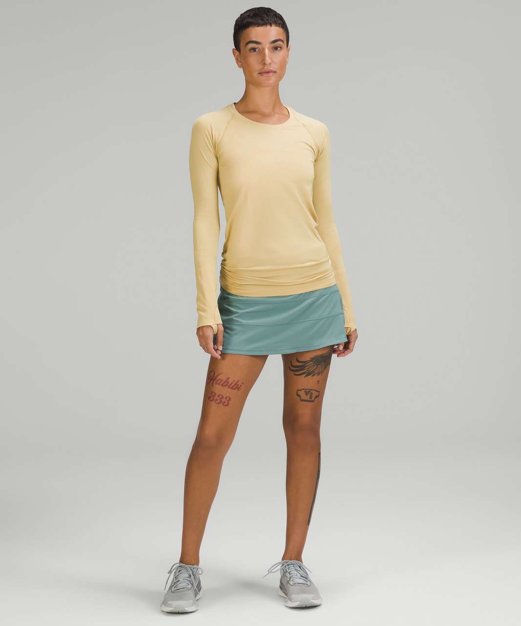 Lululemon Swiftly Tech Long Sleeve Shirt 2.0 - Golden Sand / Golden Sand