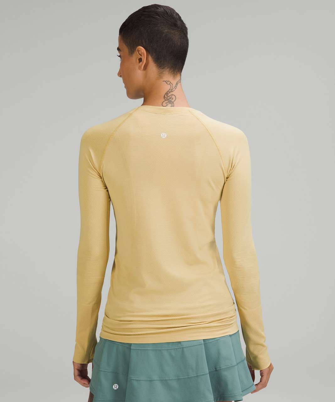 Lululemon Swiftly Tech Long Sleeve Shirt 2.0 - Golden Sand / Golden ...