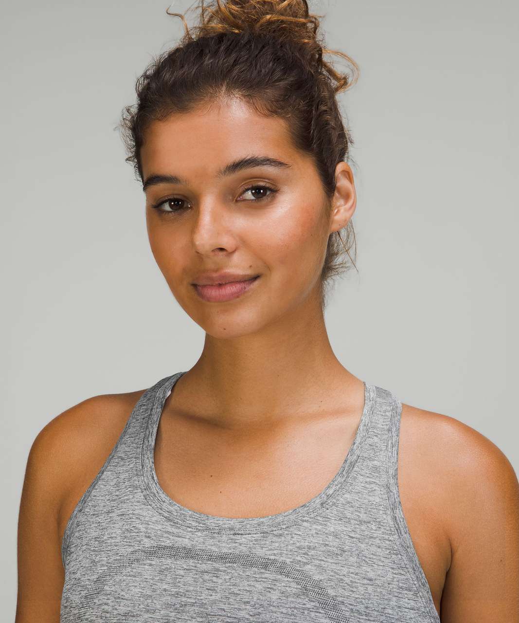 Lululemon Swiftly Tech Racerback Tank Top 2.0 *Race Length - Slate / White