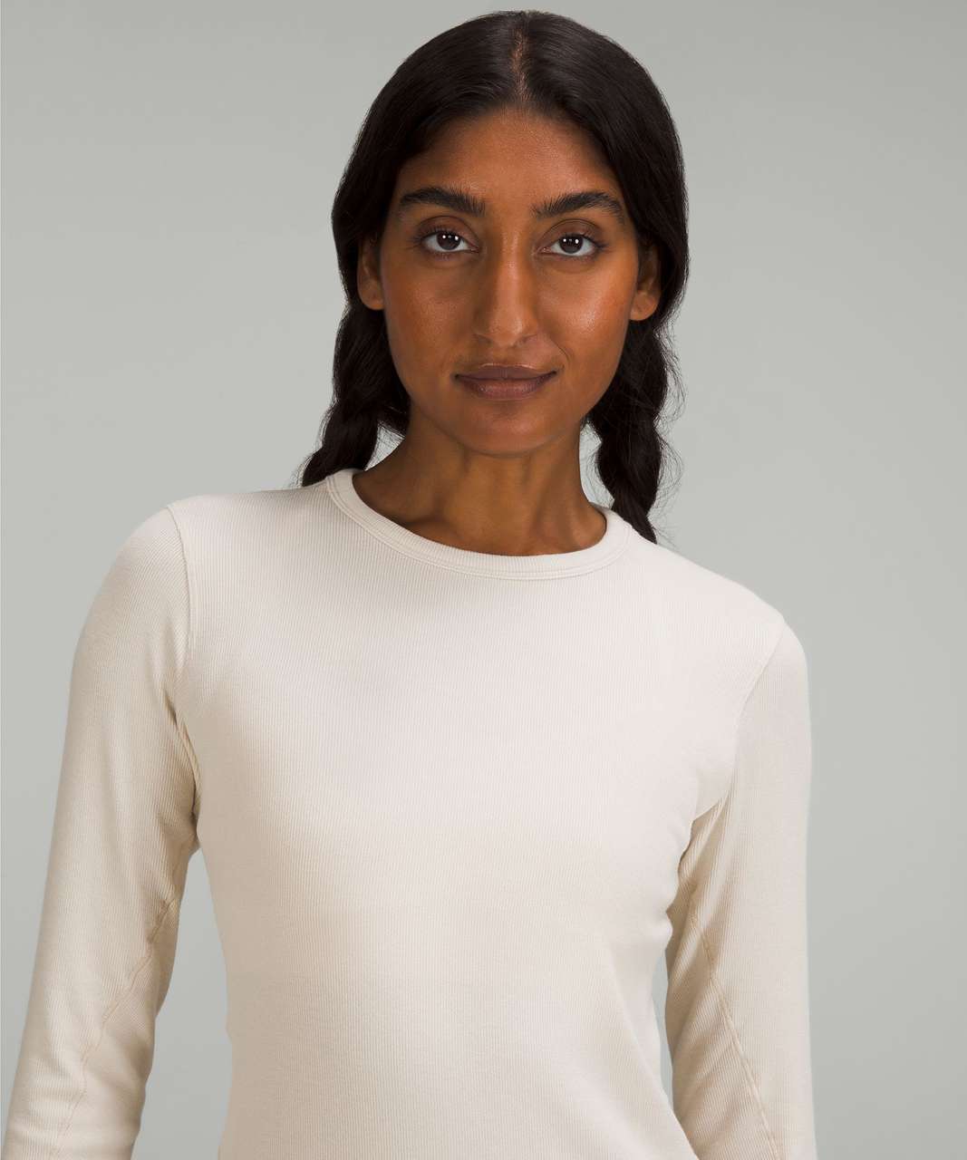 Lululemon Hold Tight Long Sleeve Shirt - Natural Ivory