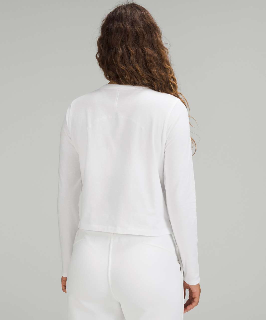 Lululemon Classic-Fit Cotton-Blend Long Sleeve Shirt - White