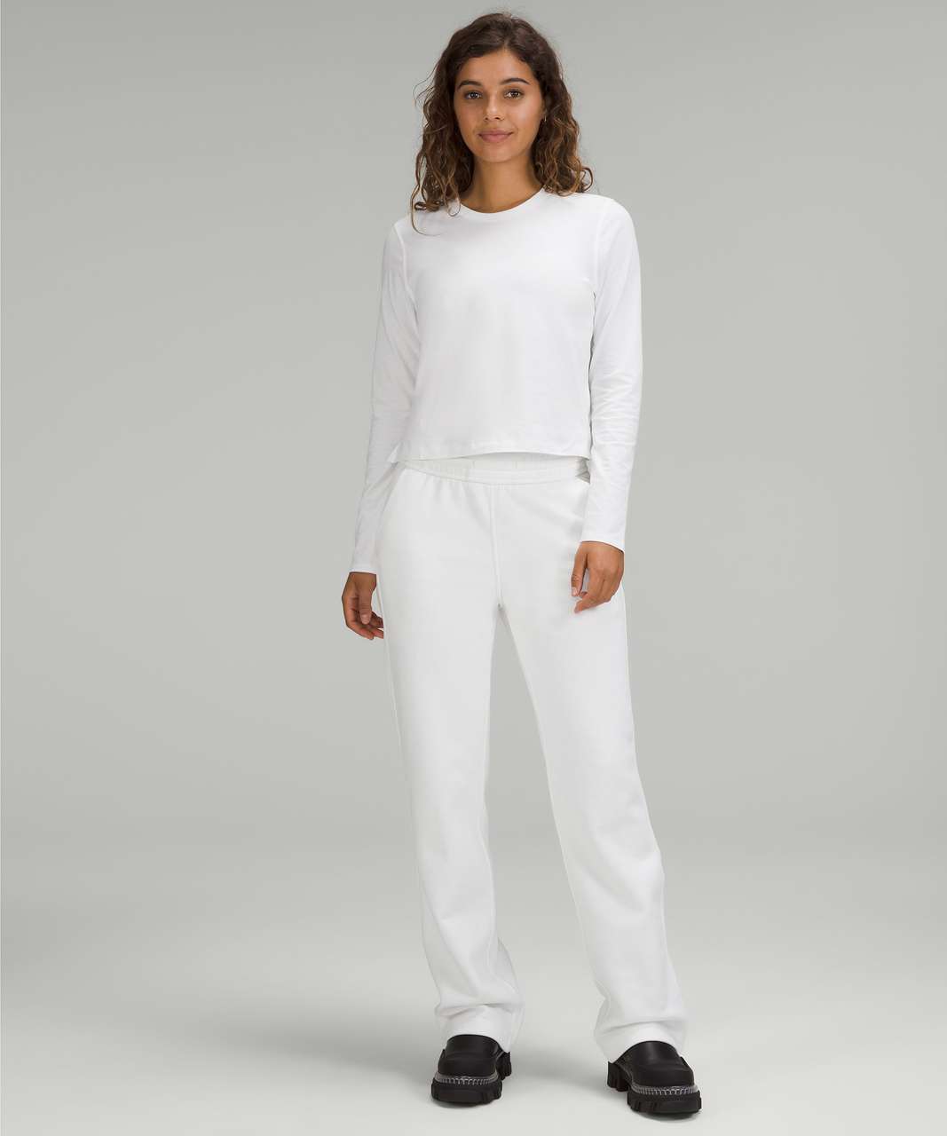 Lululemon Classic-Fit Cotton-Blend Long Sleeve Shirt - White