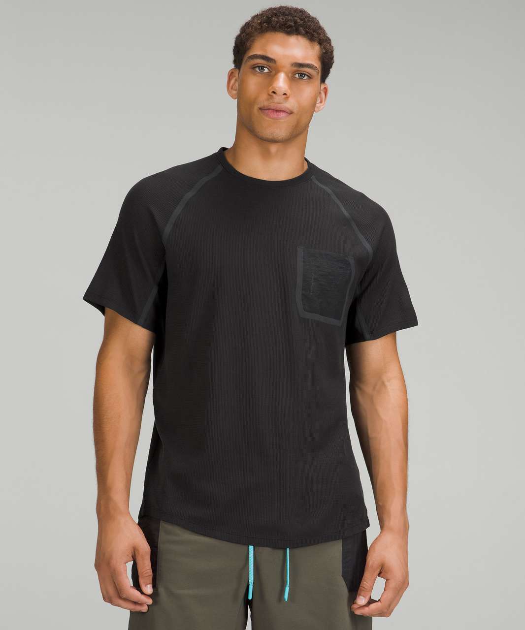 Lululemon Ventilated Hiking Short Sleeve Shirt - Black