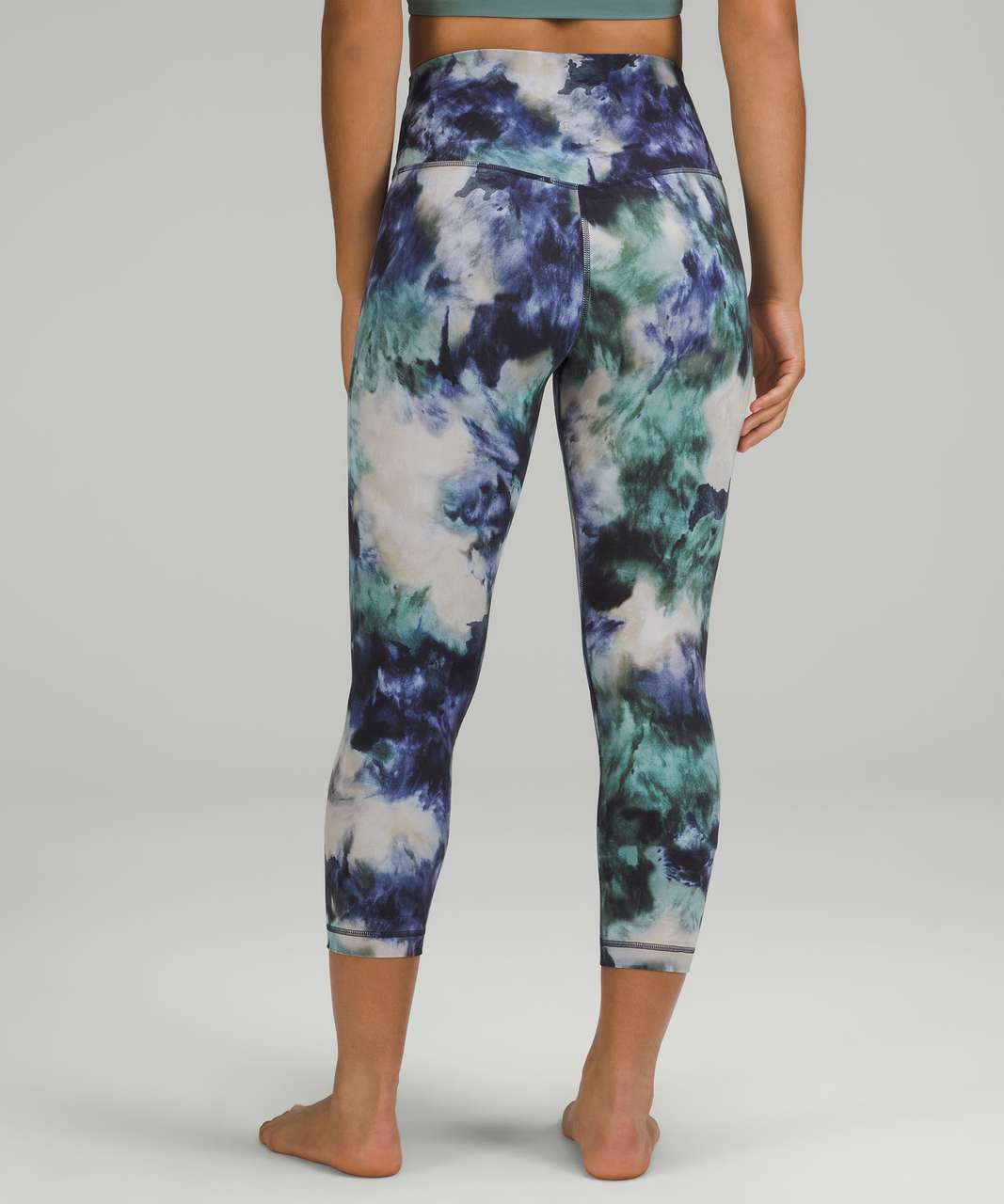 Lululemon Align High-Rise Crop 23 - Meteor Wash Print Multi - lulu fanatics