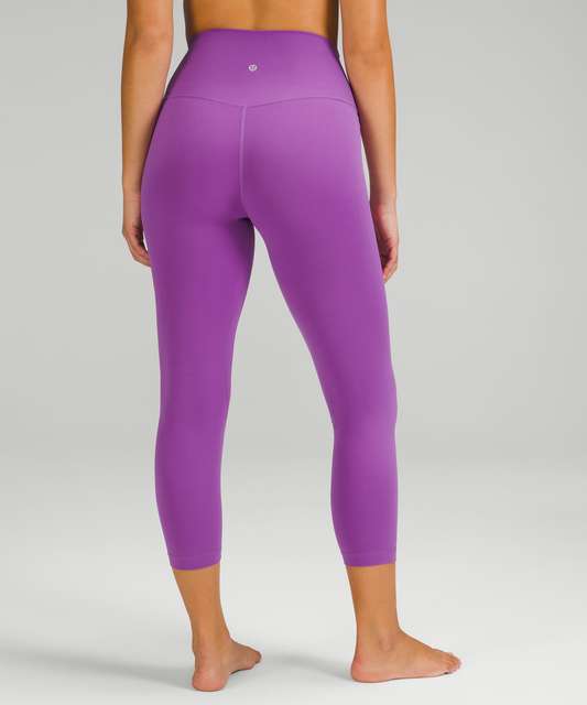 Lululemon Align Crop 23 *Diamond Dye - Diamond Dye Graphite Grey Pink  Pastel - lulu fanatics