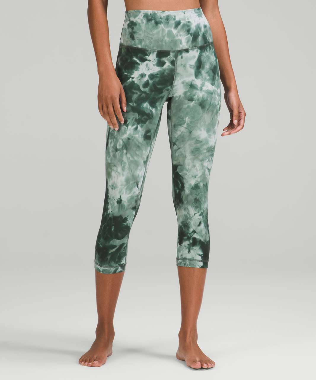 Lululemon Align High-Rise Crop 21" - Diamond Dye Starlight Smoked Spruce