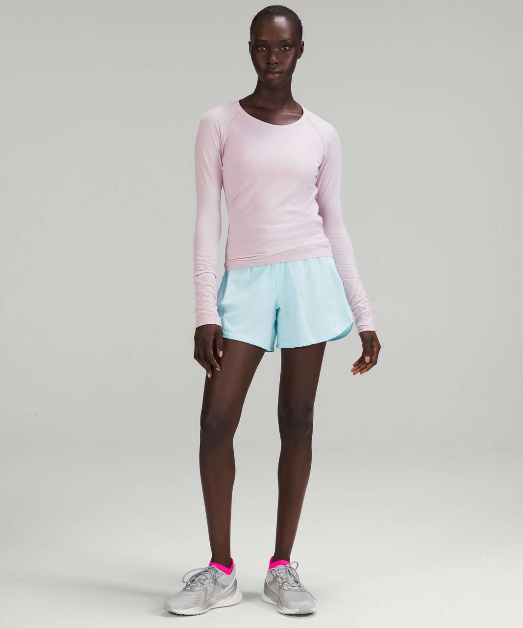 Lululemon Swiftly Tech Long Sleeve Shirt 2.0 *Race Length - Pink Peony / Pink  Peony - lulu fanatics