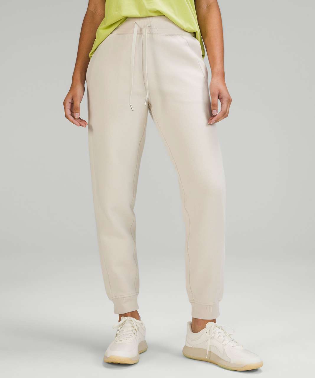 Lululemon Scuba High-Rise Jogger - Natural Ivory - lulu fanatics