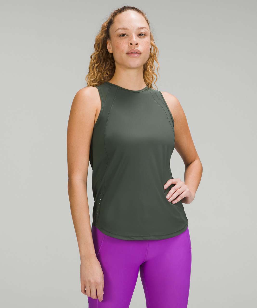 Lululemon Sculpt Tank Top - Smoked Spruce