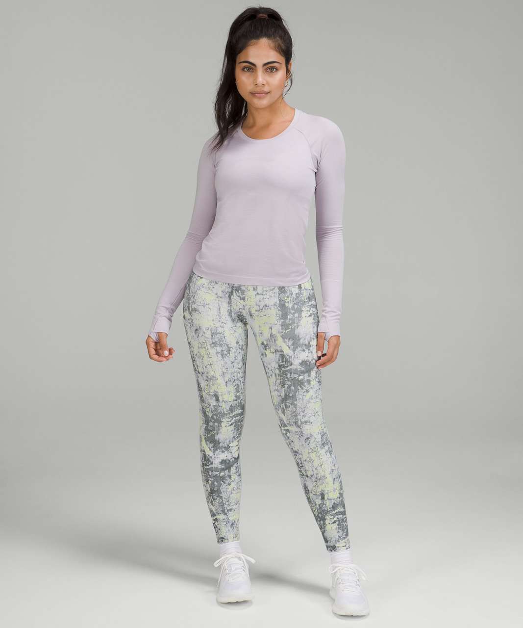 Lululemon Wunder Train Contour Fit High-Rise Tight 25 - Smoked Spruce -  lulu fanatics