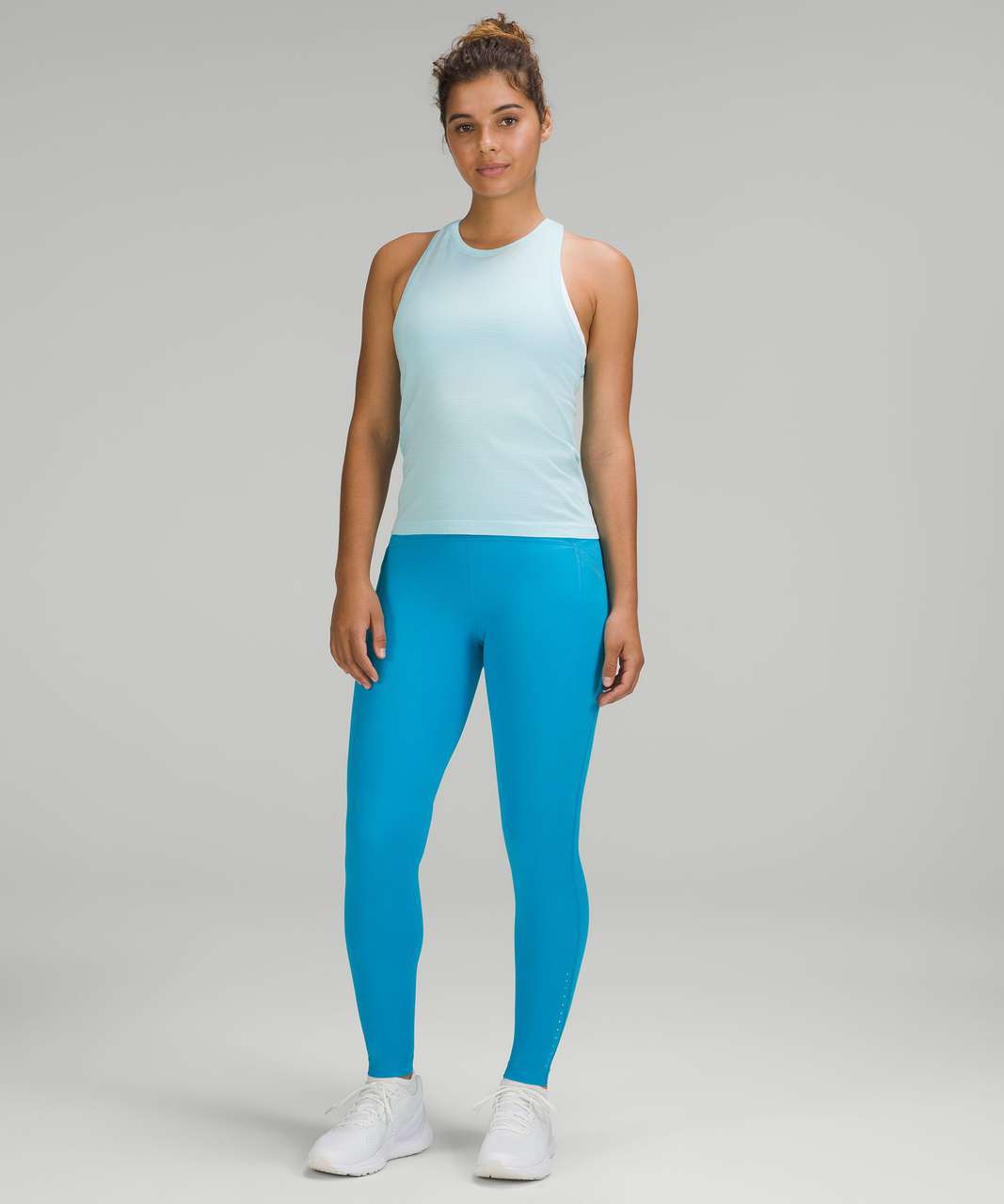 Leggings Lululemon Turquoise size 20 US in Spandex - 35628141