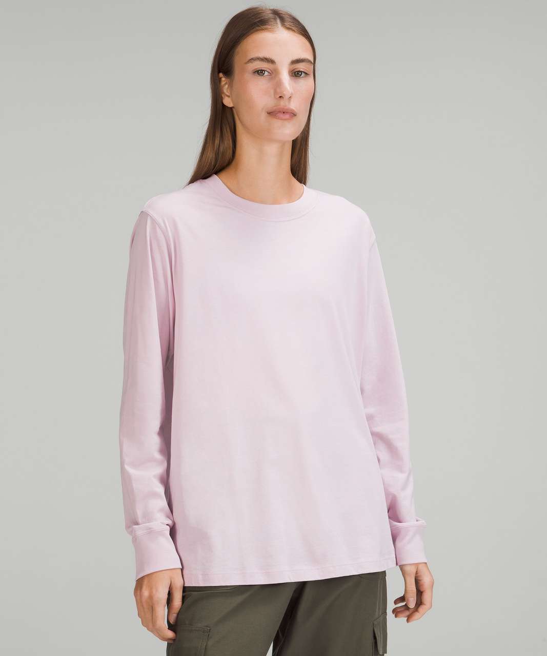 Lululemon All Yours Long Sleeve Shirt - Pink Peony