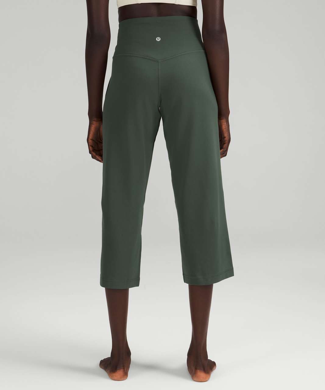 Lululemon Align High-Rise Crop 23 - Rainforest Green - lulu fanatics