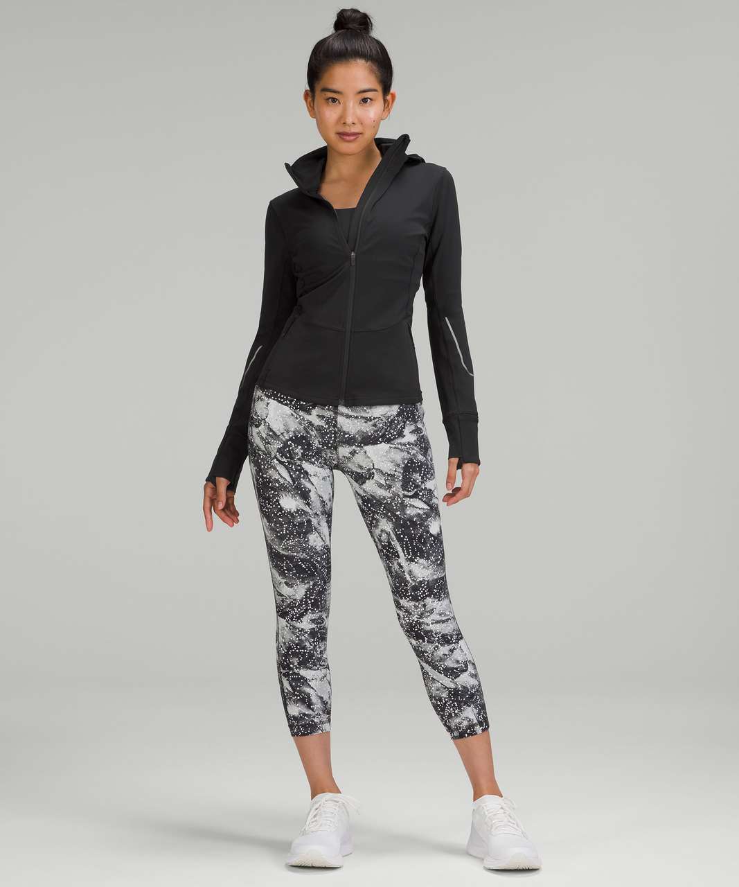 Lululemon Nulux Reflective Running Jacket - Black - lulu fanatics